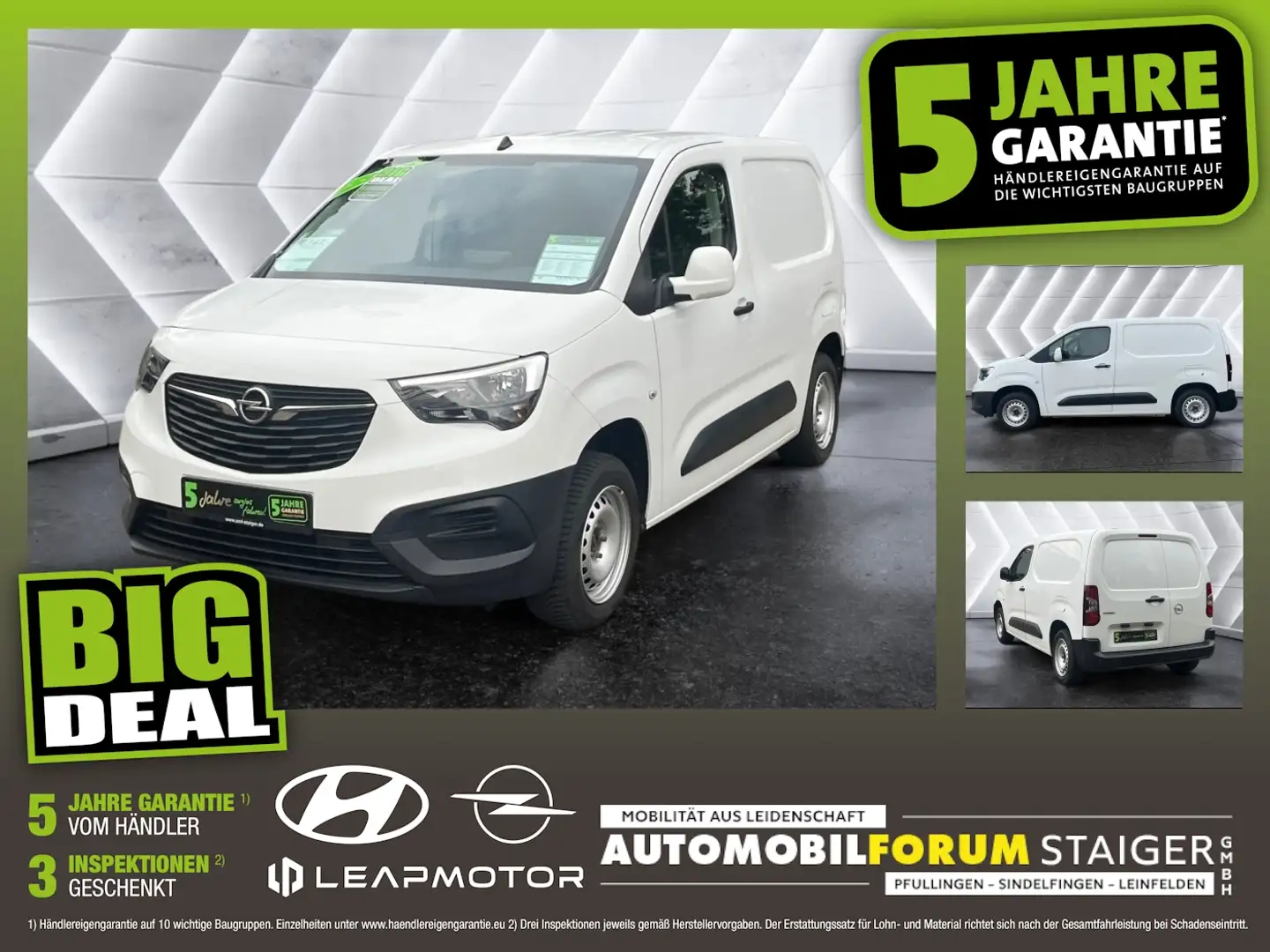 Opel Combo E Cargo 1.5 D Edition FLA PDC KeyLess Wit - 1