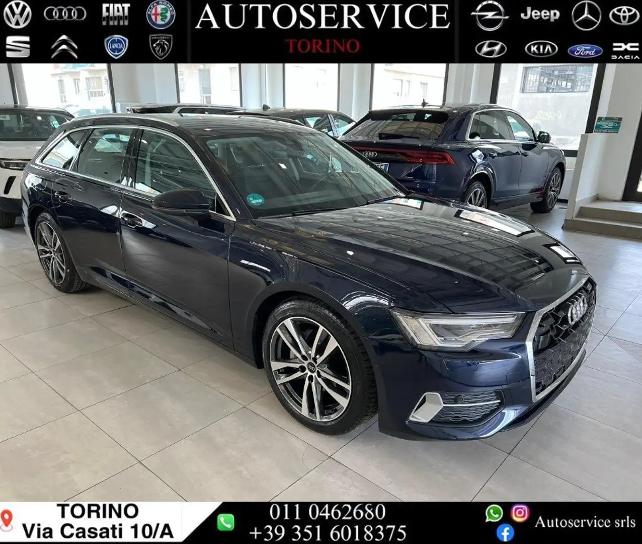 Audi A6 Avant 2.0 tdi mhev 204cv Business Advanced Blue - 1