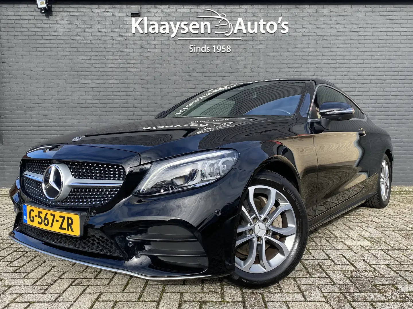 Mercedes-Benz C 180 Coupé AMG Premium Plus Pack AUT. | panoramadak | r Zwart - 1