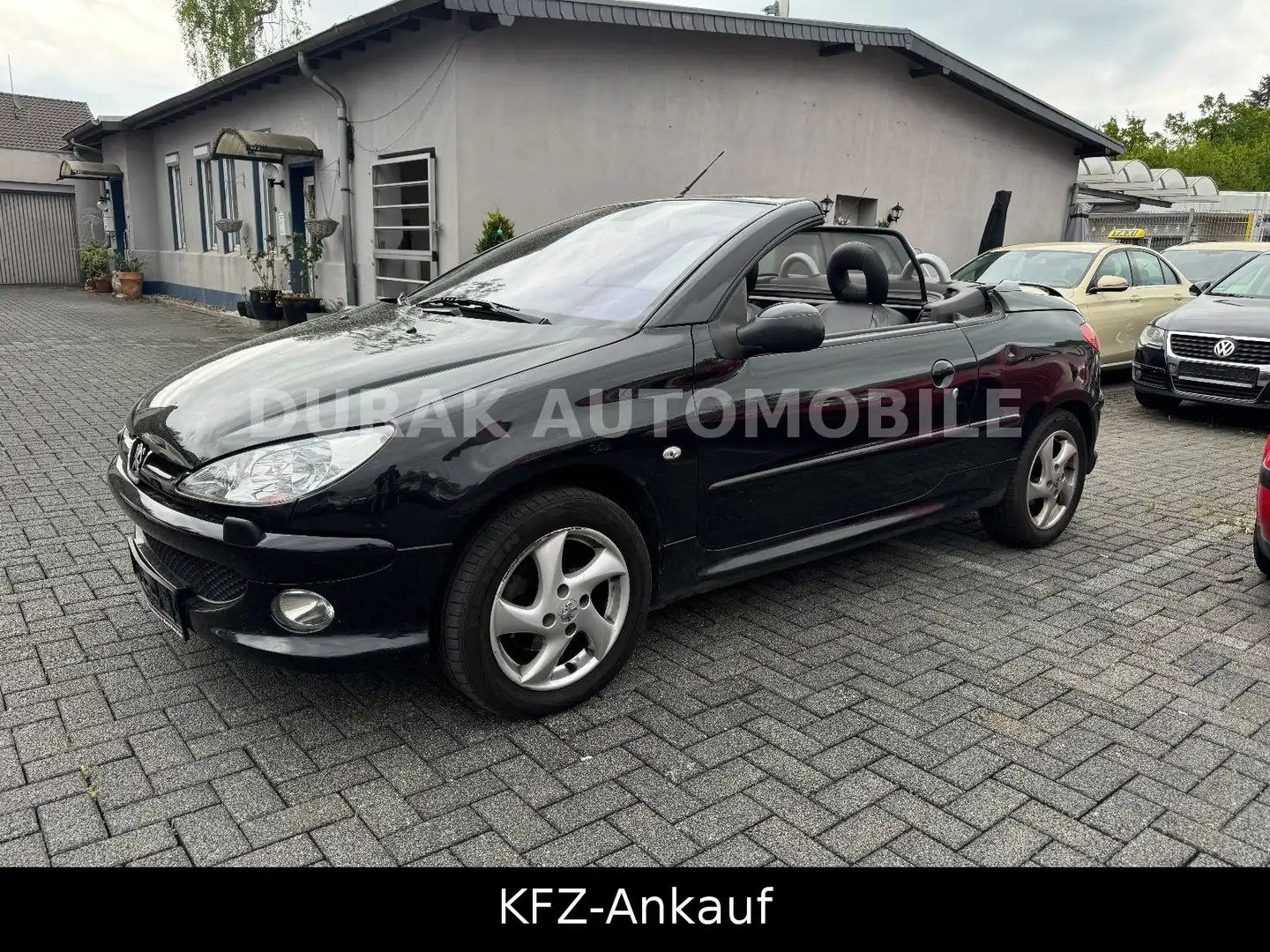 Peugeot 206 Cabriolet CC Platinum / VOLLEDER/ HU 06/26 Schwarz - 2