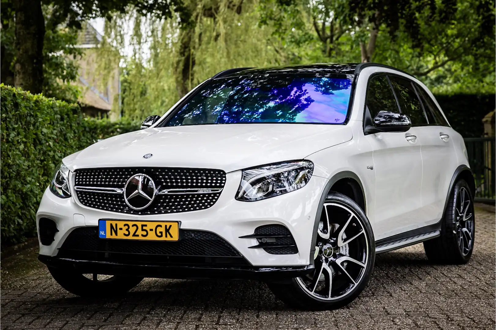 Mercedes-Benz GLC 43 AMG 4MATIC Designo Panorama Burmester Carbon Distronic Blanc - 1