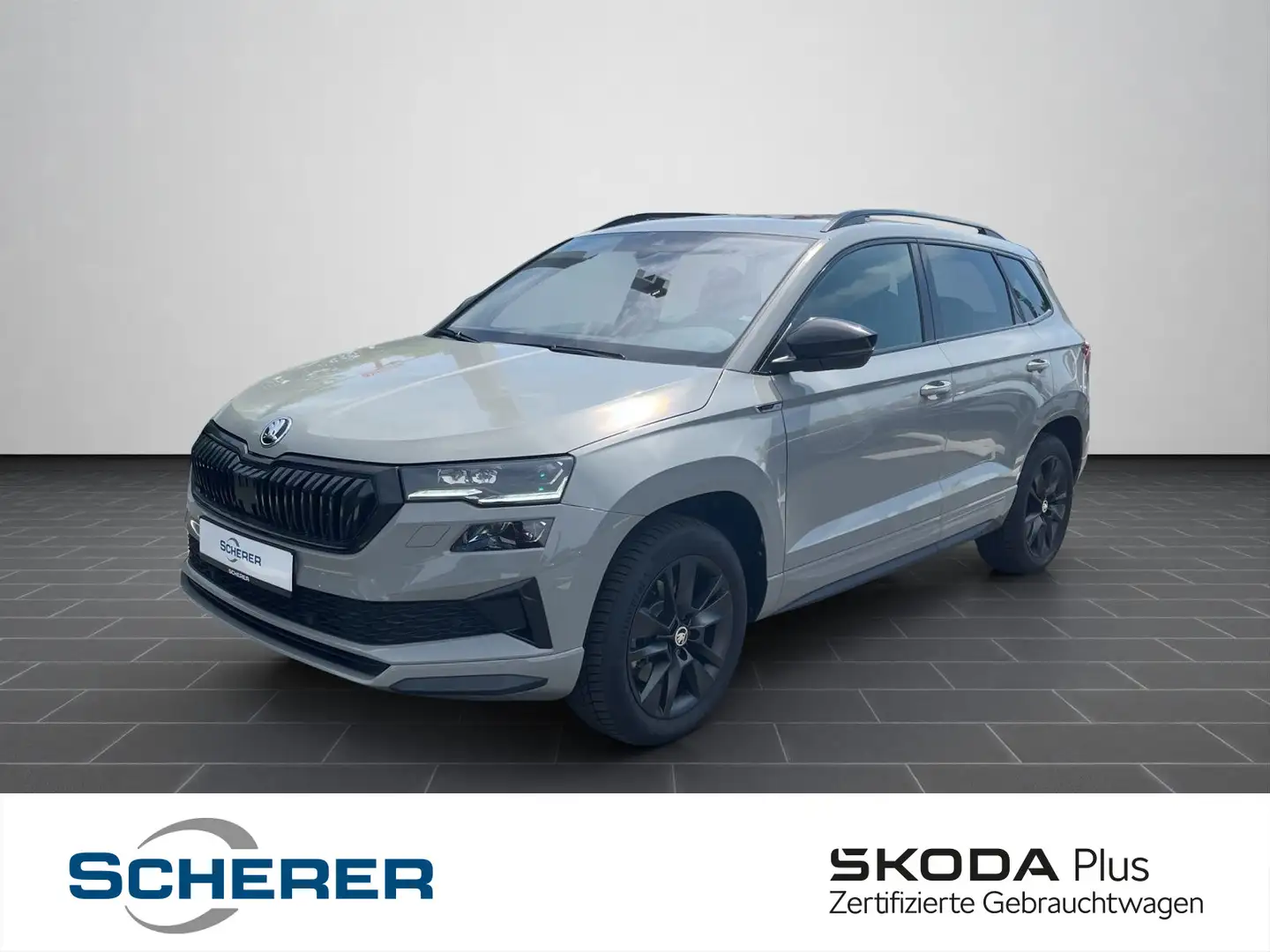 Skoda Karoq 2.0 TSI Sportline PANO AHK KAMERA Grau - 1