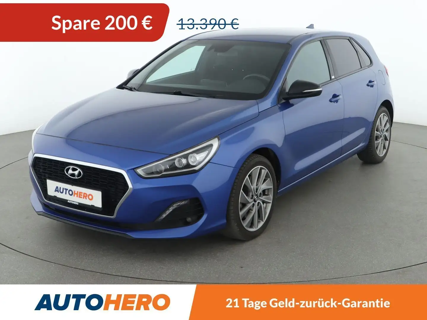 Hyundai i30 1.0 TGDI Passion + *NAVI*PDC*SHZ*LHZ*TEMPO*ALU* Blau - 1