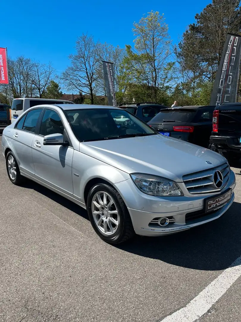 Mercedes-Benz C 180 C -Klasse Lim.*SCHECKHEFTGEPFLEGT* Silber - 1