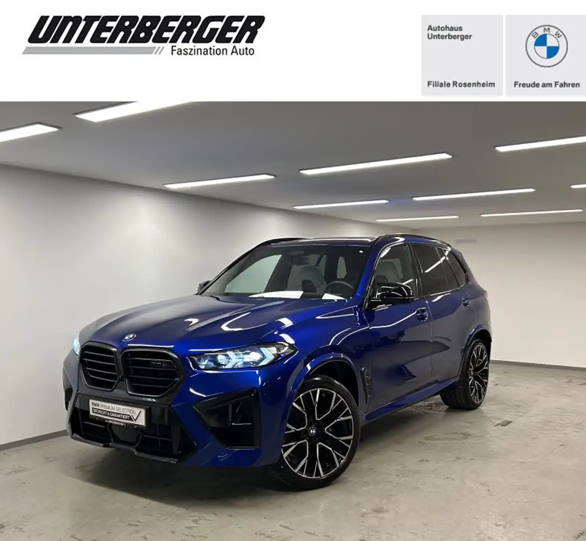 BMW X5 M Competition B&W Massagef. PANO LED PA Prof. DA Pro Kék - 1