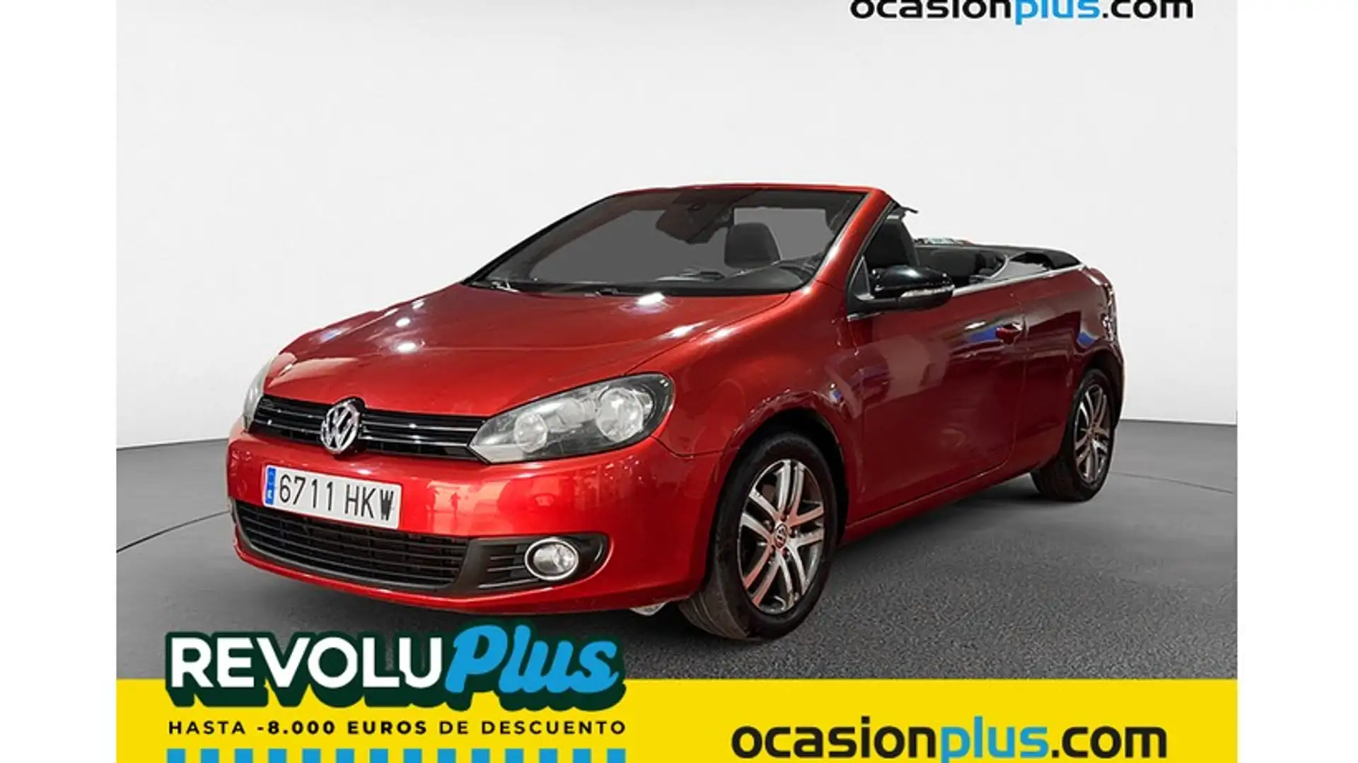 Volkswagen Golf Cabrio 1.6TDI CR BMT 105 Rojo - 1