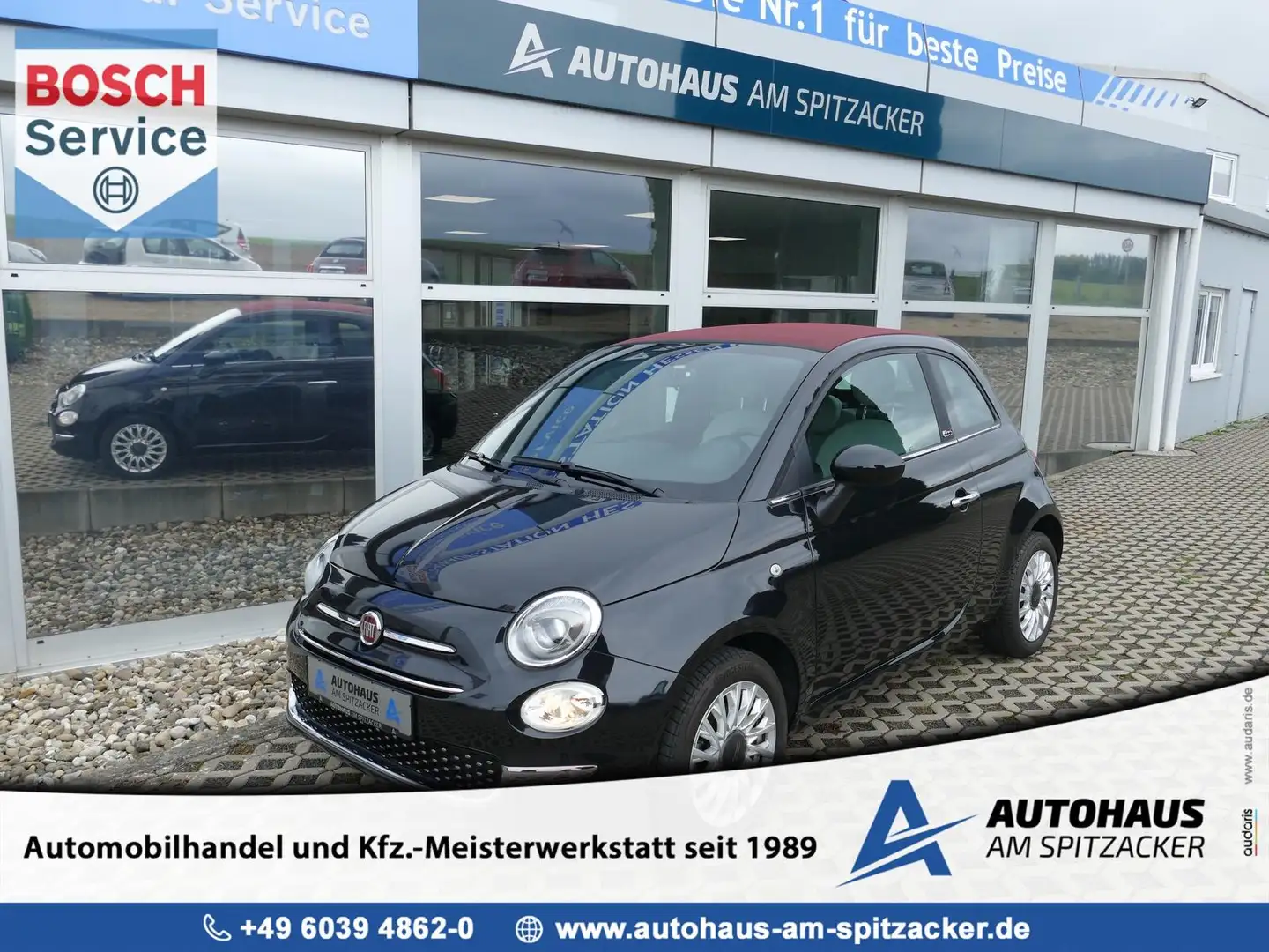 Fiat 500C DolceVita Apple/Android Schwarz - 1