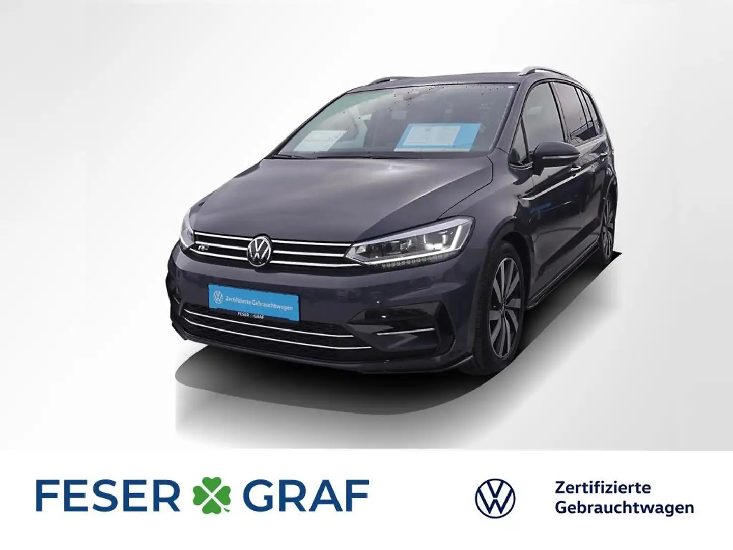 Volkswagen Touran 2.0 TDI Goal R-Line Ext. DSG 7Si AHK Navi Grau - 1