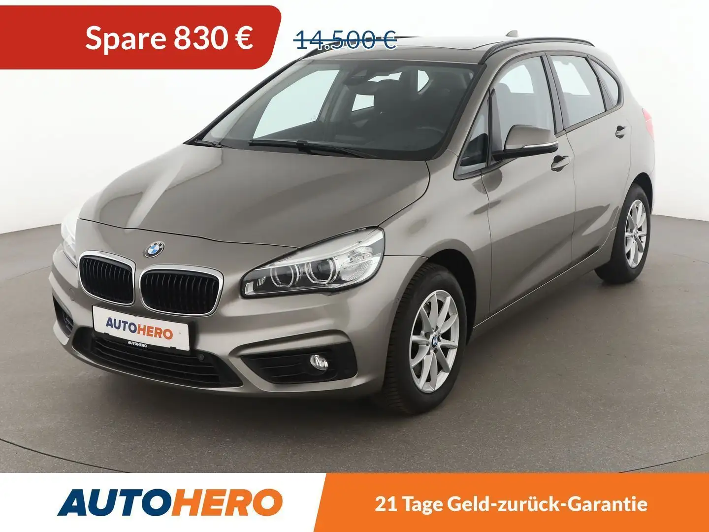 BMW 218 218i Active Tourer Advantage *NAVI*LED*TEMPO*CAM* Золотий - 1