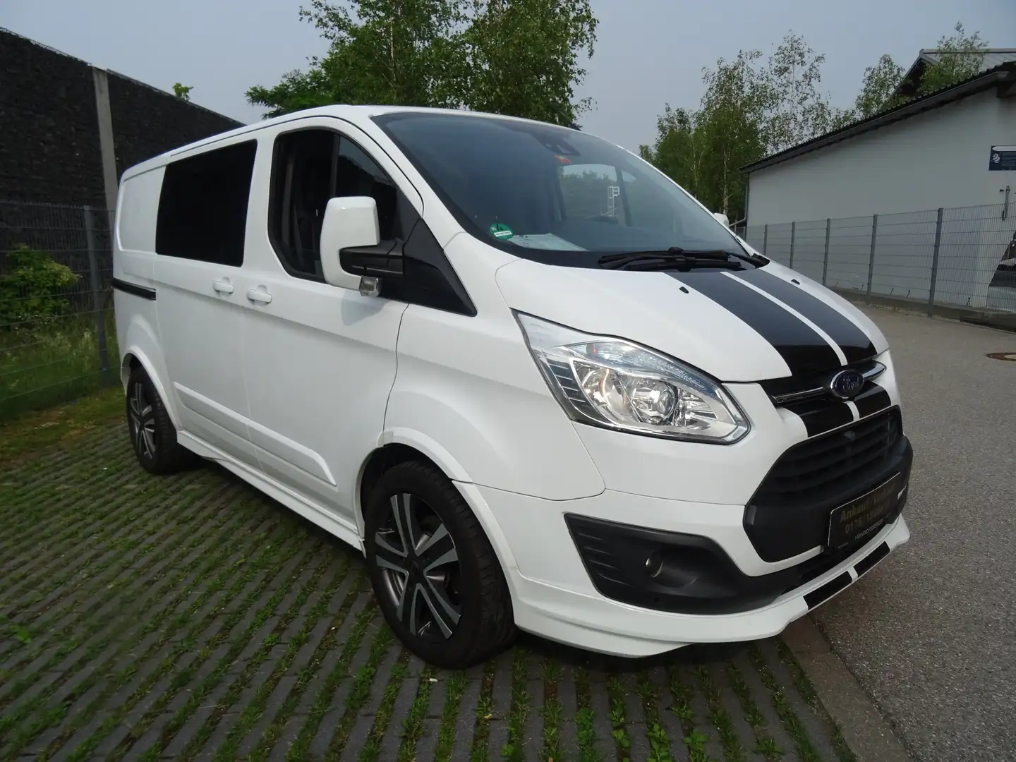Ford Transit Custom 290 L1 Sport-2.Hand-wenig km-Teilausbau z. Camper Weiß - 1