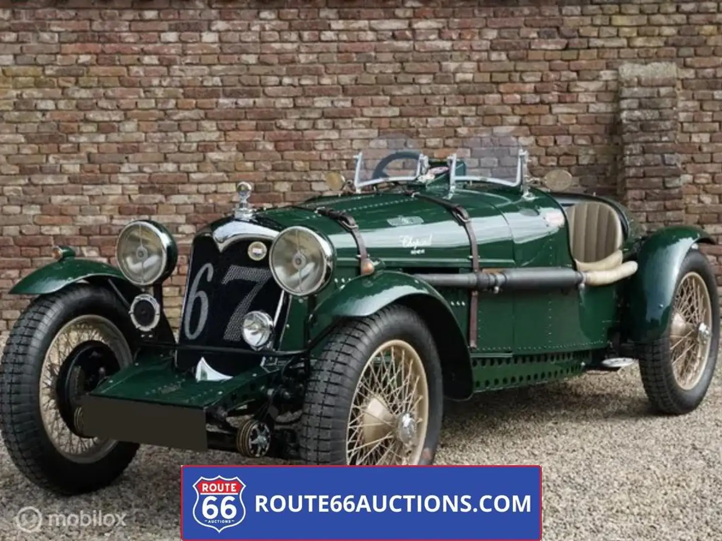 Oldtimer Riley Brooklands Special Cabriolet | 1937 | Route 66 Auc Schwarz - 1