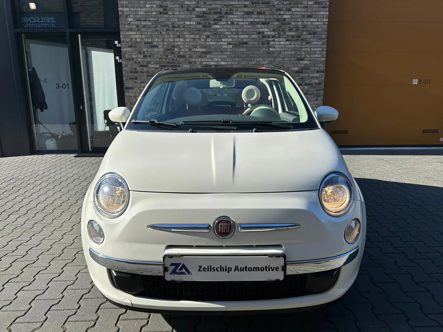 Fiat 500C 1.2 Lounge Cabrio |Airco|Leer|PDC|Nap| Wit - 2