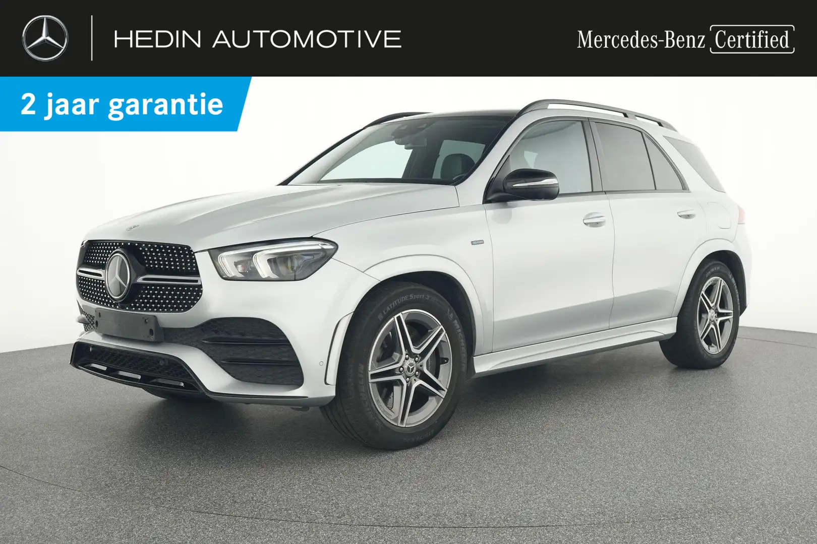 Mercedes-Benz GLE 350 DE 4MATIC AMG Line | Panoramisch dak | Trekhaak | Zilver - 1