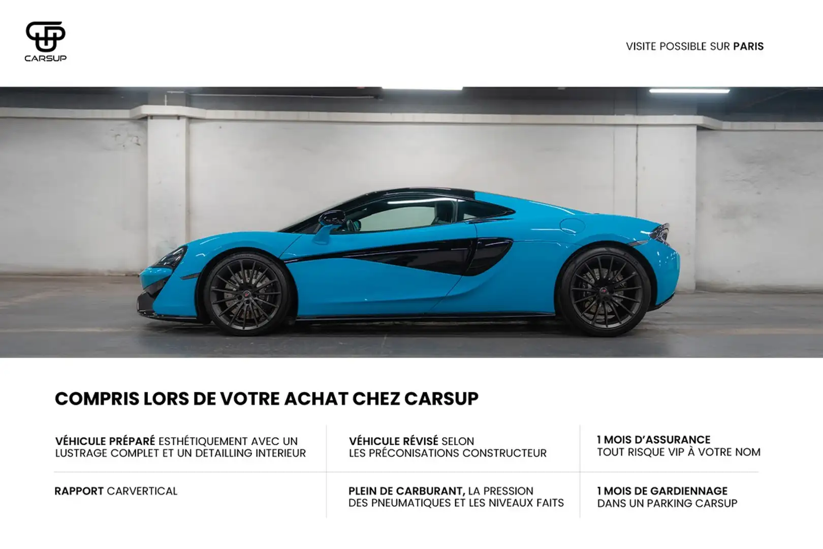 McLaren 570GT - Etat neuf Blau - 2