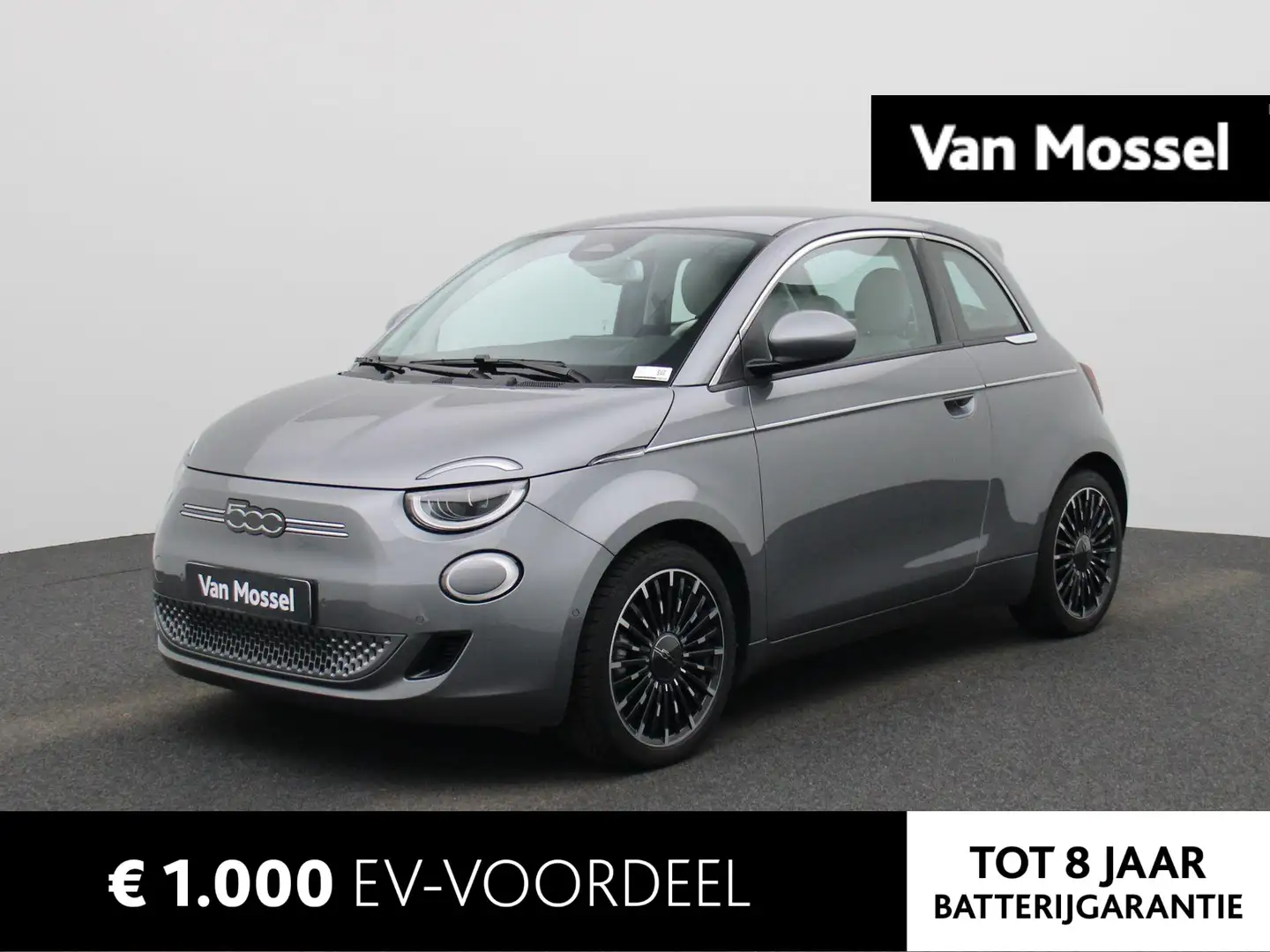 Fiat 500e La Prima 42 kWh | 118pk | 3 Fase | Lederen Bekledi Grijs - 1