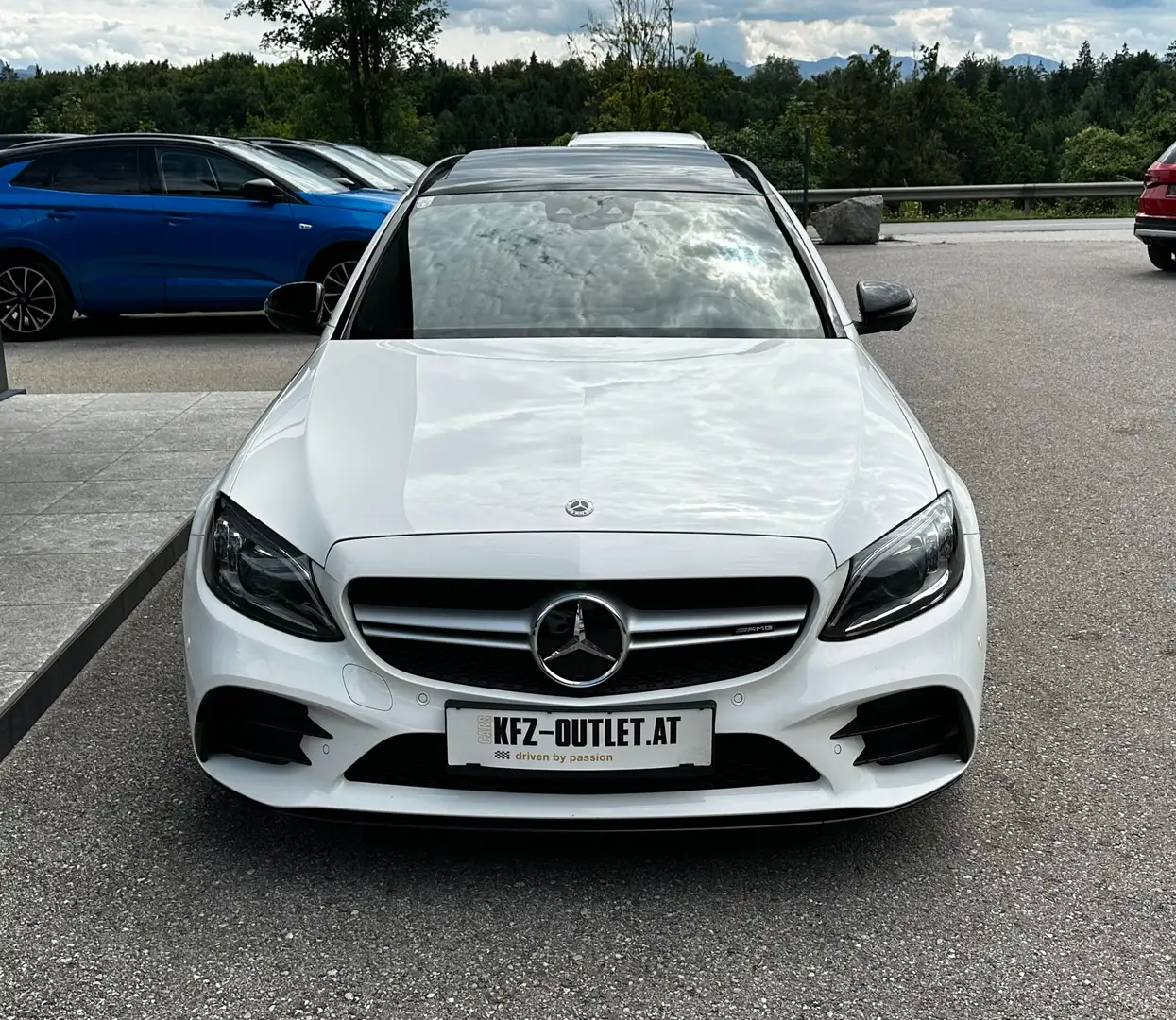 Mercedes-Benz C 43 AMG T 4Matic *Pano*Burmester*AHK*RFK*Distronic* Blanco - 2