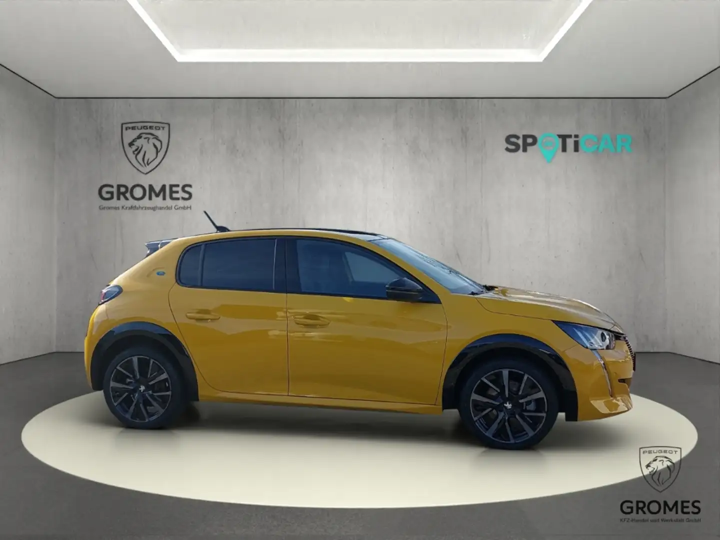 Peugeot 208 e- GT136 Panorama Navi LED ACC Klimaautom Gelb - 2