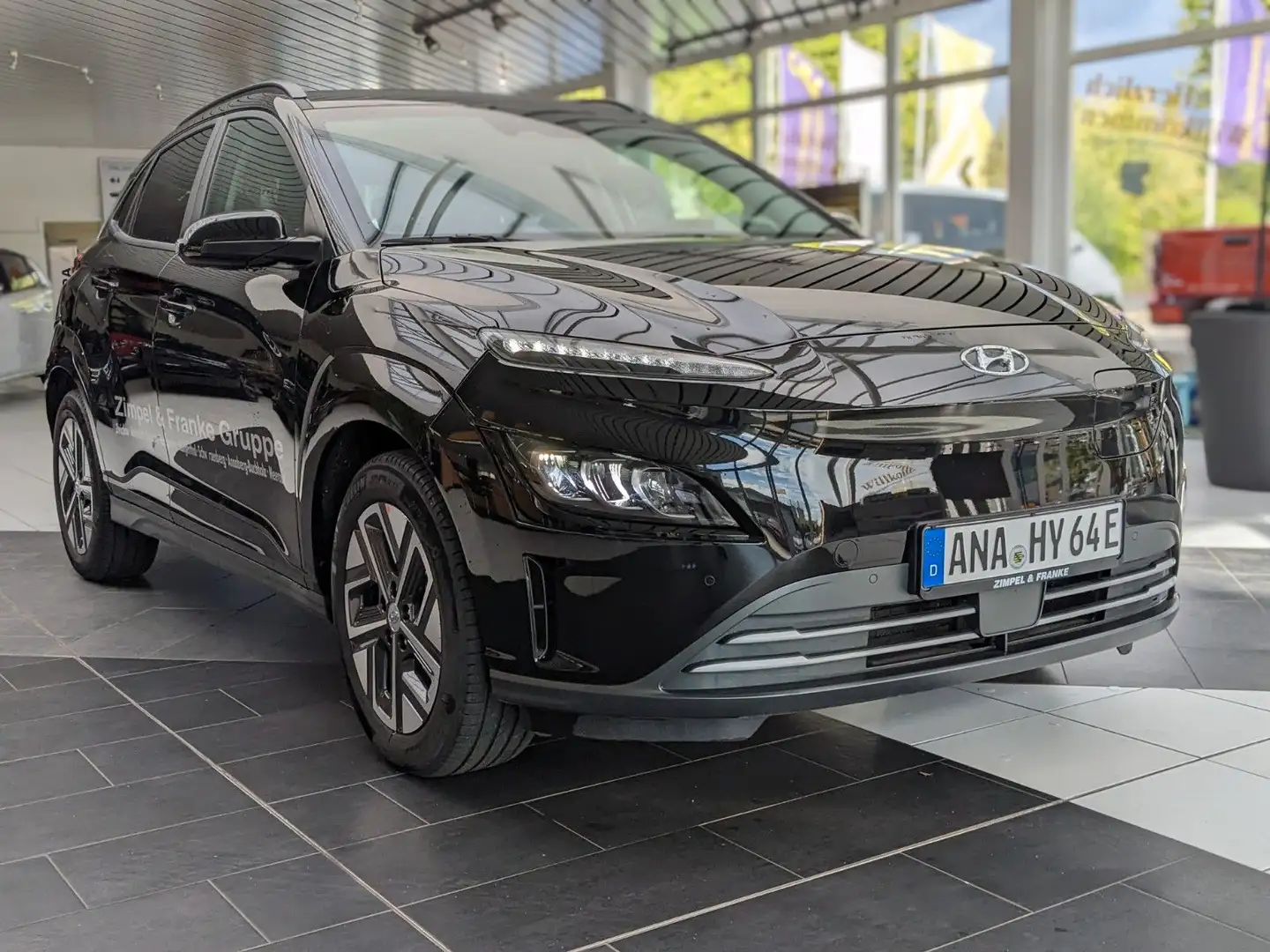 Hyundai KONA Elektro 39 kWh Batterie ADVANTAGE-Paket 2WD Schwarz - 1