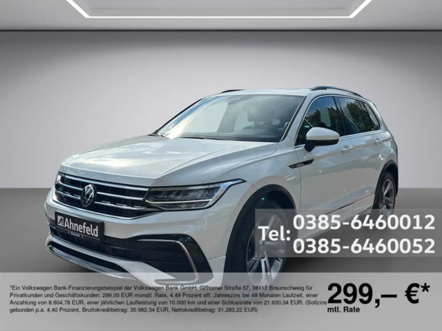 Volkswagen Tiguan 2.0 TDI R-Line DSG ACC FACEL. LED PANO Blanc - 1