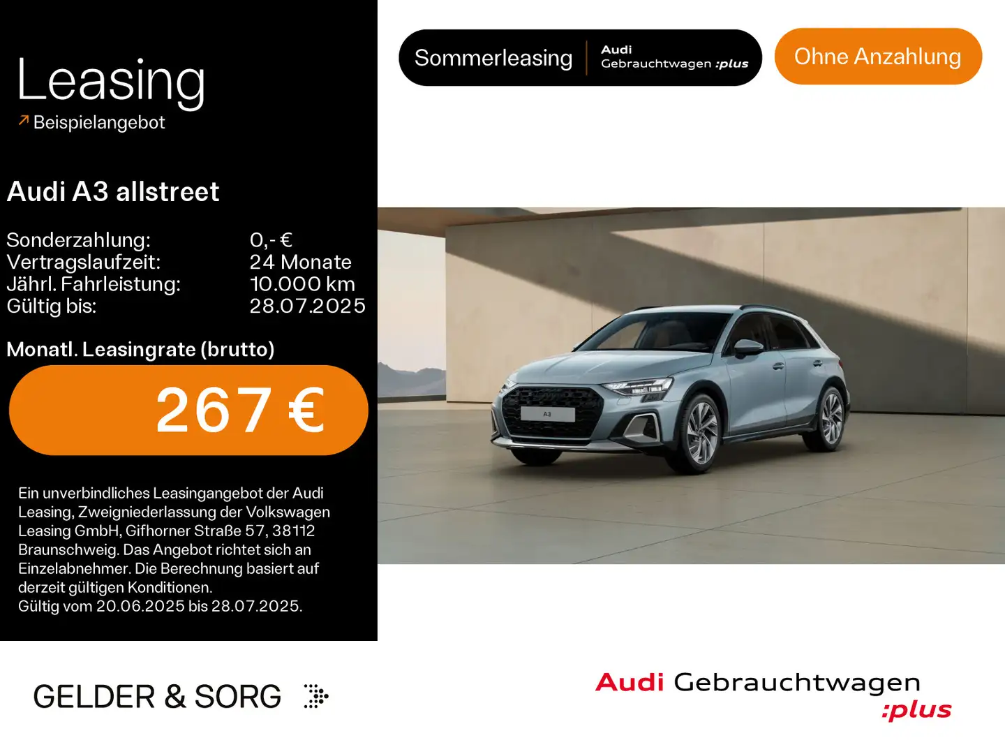 Audi A3 35 TDI AHK*ACC*Kamera*Navi*LED Grau - 1