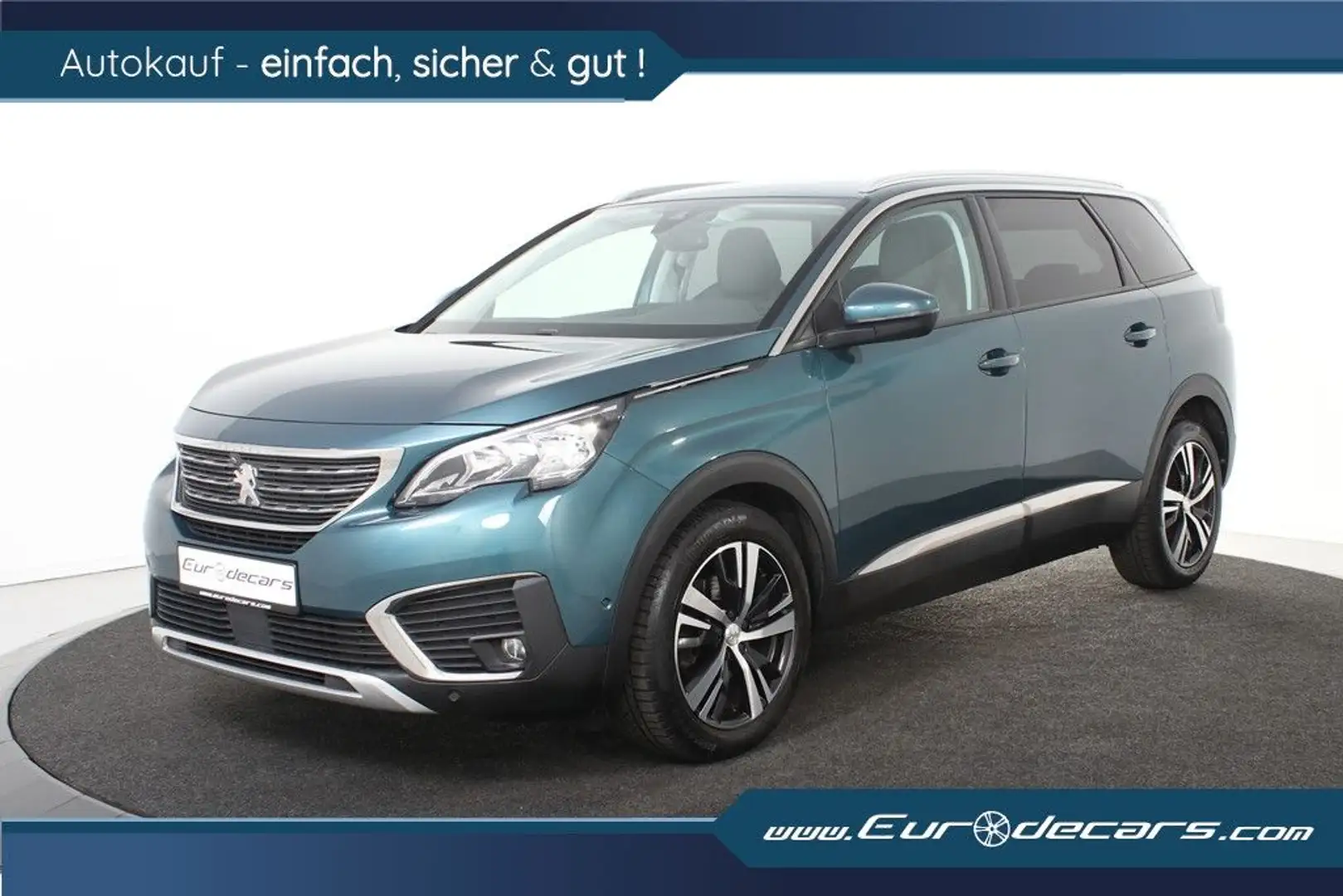 Peugeot 5008 Allure *1.Hand*7-Sitze*AHK*T-Leder* Grau - 1