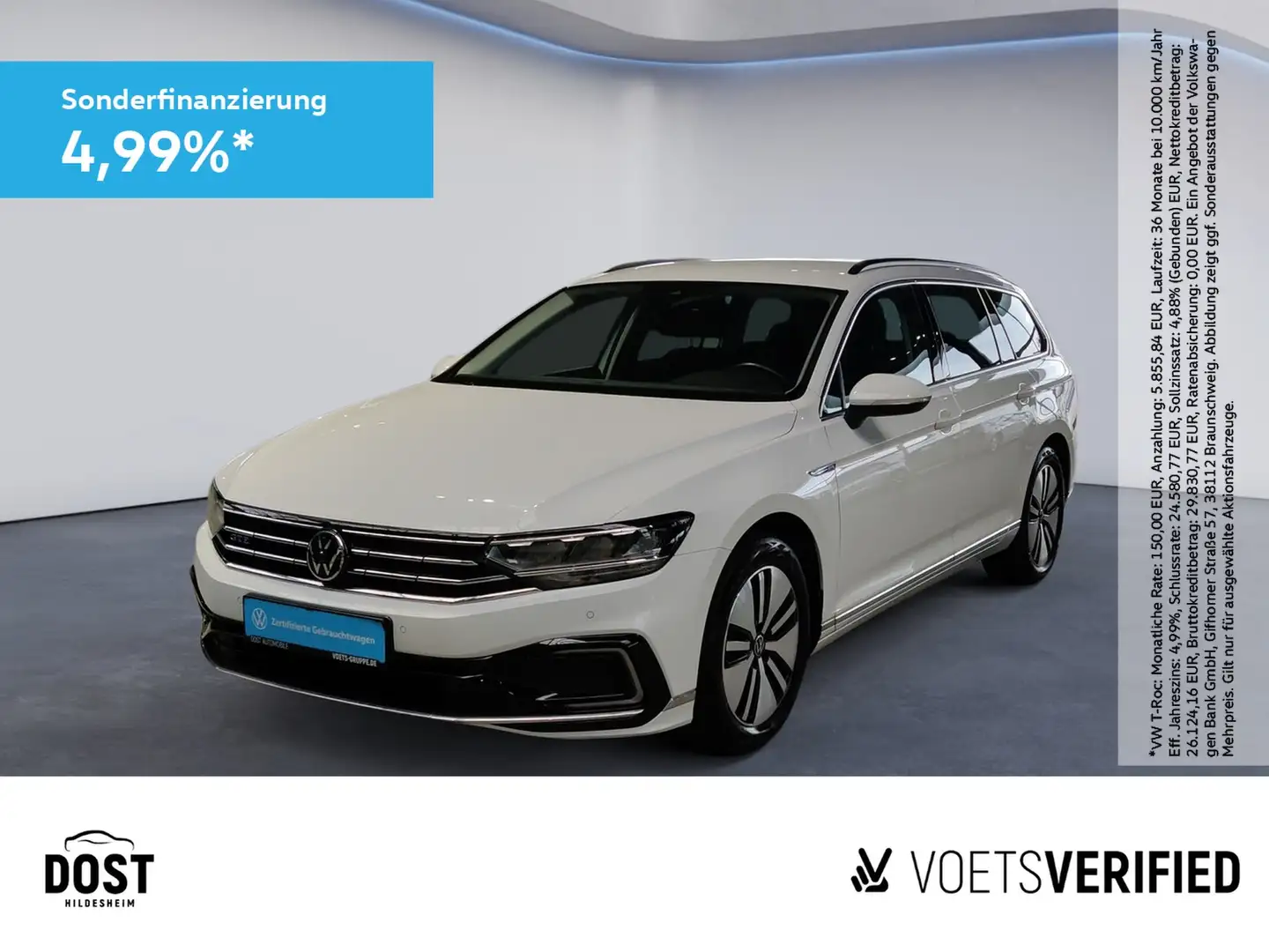 Volkswagen Passat Variant 1.4 TSI GTE DSG GTE LED+SHZ+NAVI Білий - 1