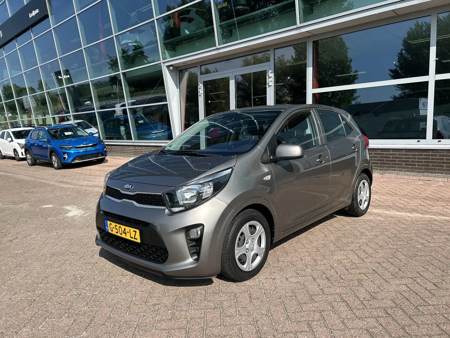 Kia Picanto 1.0 MPi ComfortPlusLine 1e eigenaar| Dealeronderho Grijs - 2