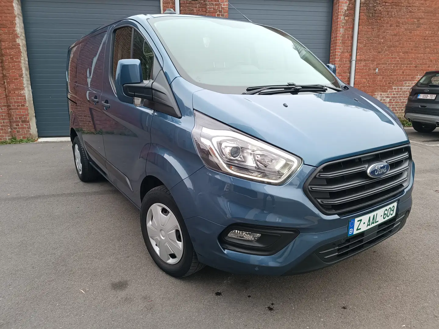 Ford transit custom Bleu - 2