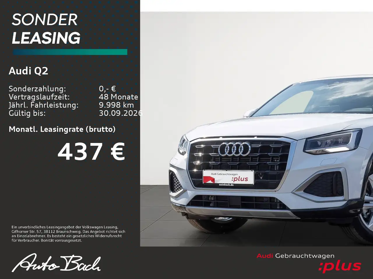 Audi Q2 advanced 35TFSI Stronic LED GRA EPH DAB CarPl, миниатюра 2