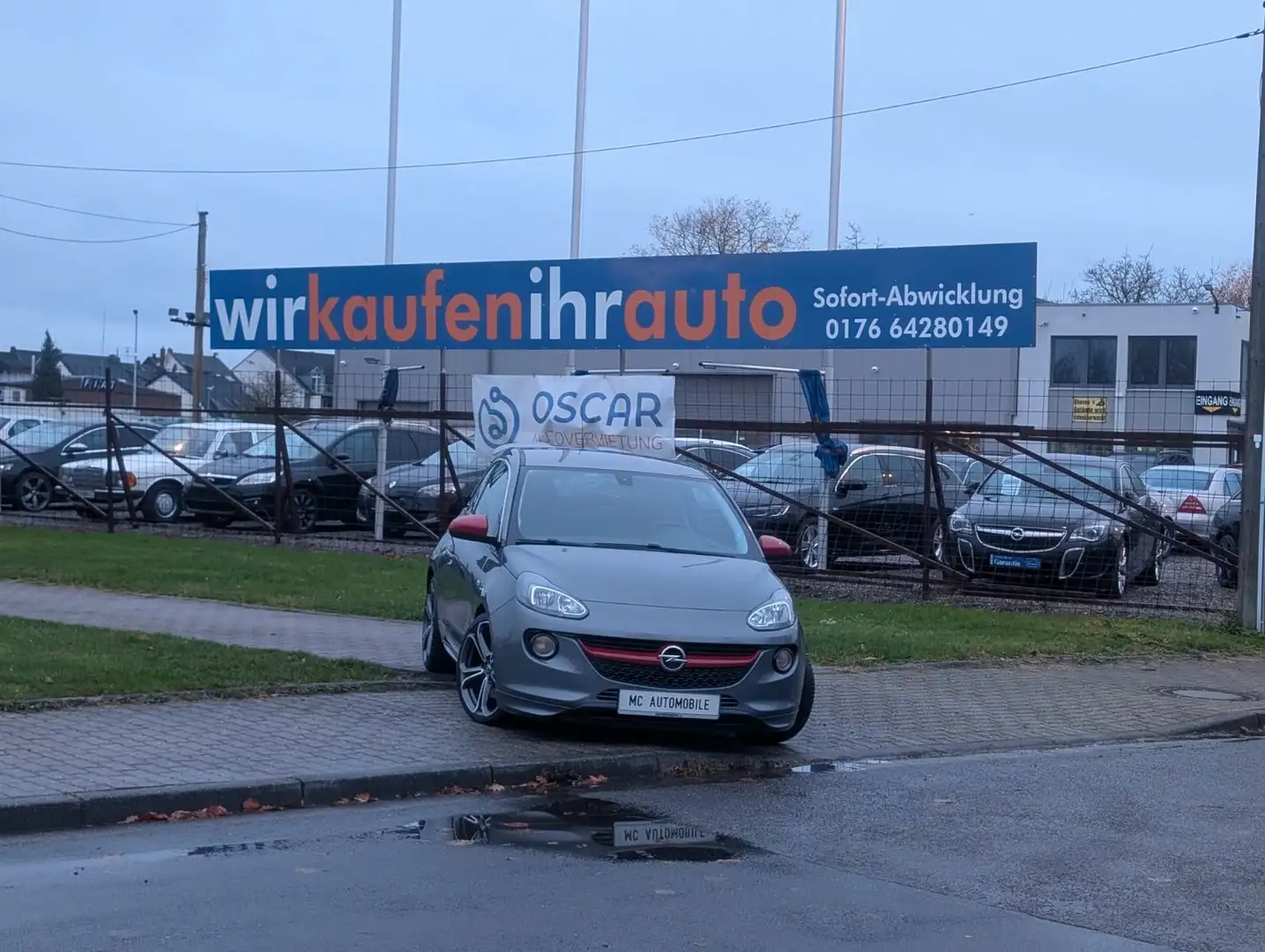 Opel Adam S-OPC LINE*LEDER*TEMPOMAT*NAVI !! Grau - 1