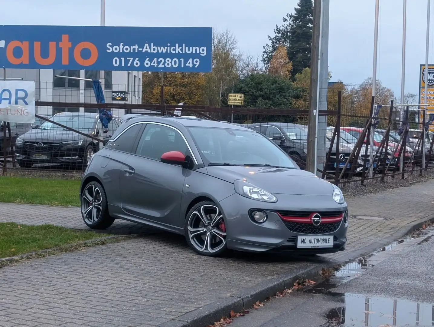 Opel Adam S-OPC LINE*LEDER*TEMPOMAT*NAVI !! Grau - 2