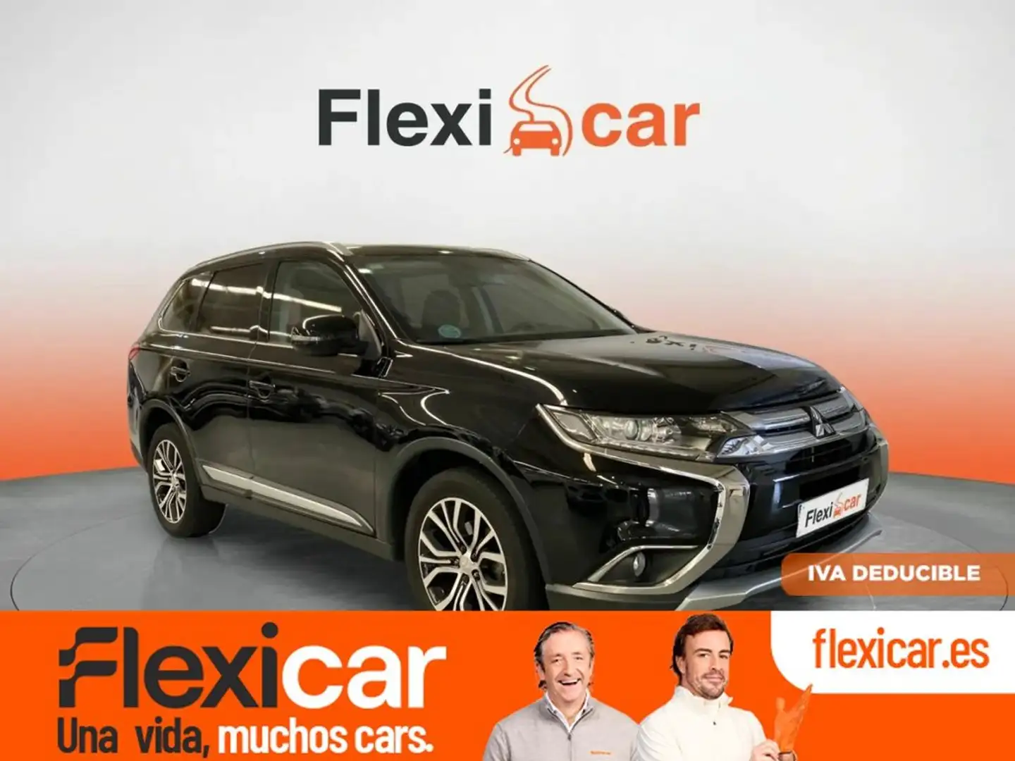Mitsubishi Outlander 220 DI-D Motion 2WD 7 Plazas Negro - 1