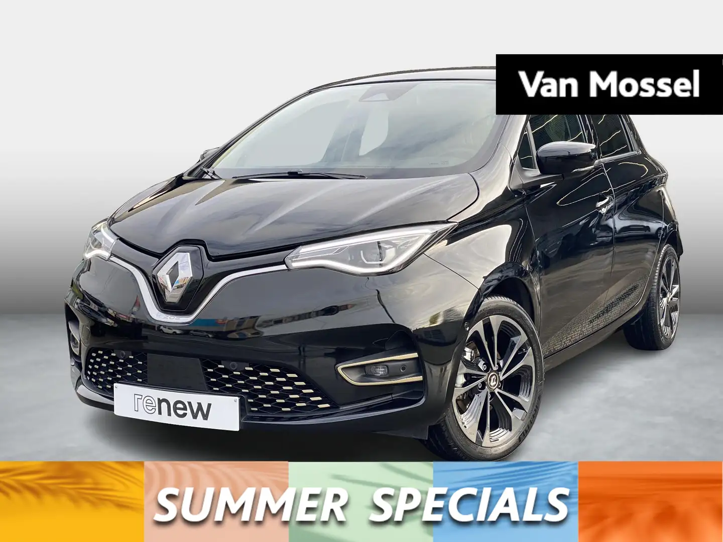 Renault ZOE Iconic EV50 135hp Zwart - 1