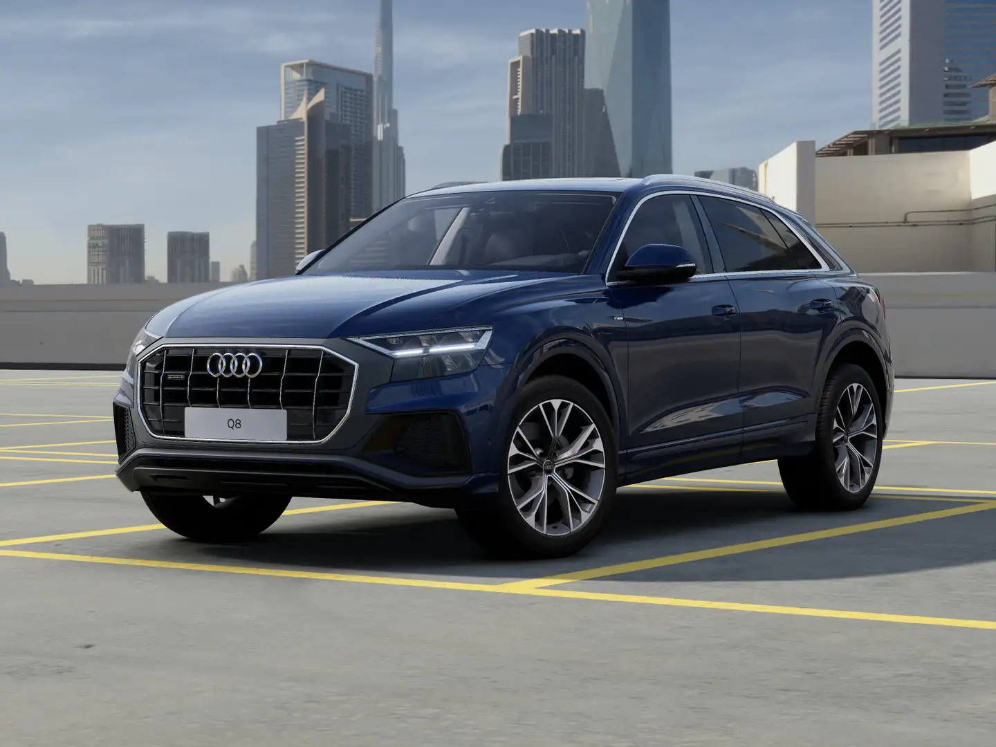 Audi Q8 50 TDI quattro tiptronic LED B&O Panorama Blau - 1