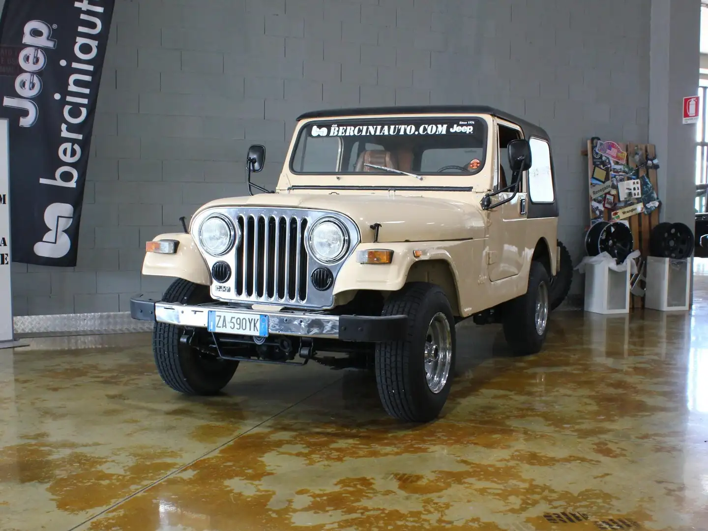 Jeep CJ-7 LAREDO MOTORE ISUZU NO RUGGINE MECCANICA OK Béžová - 1