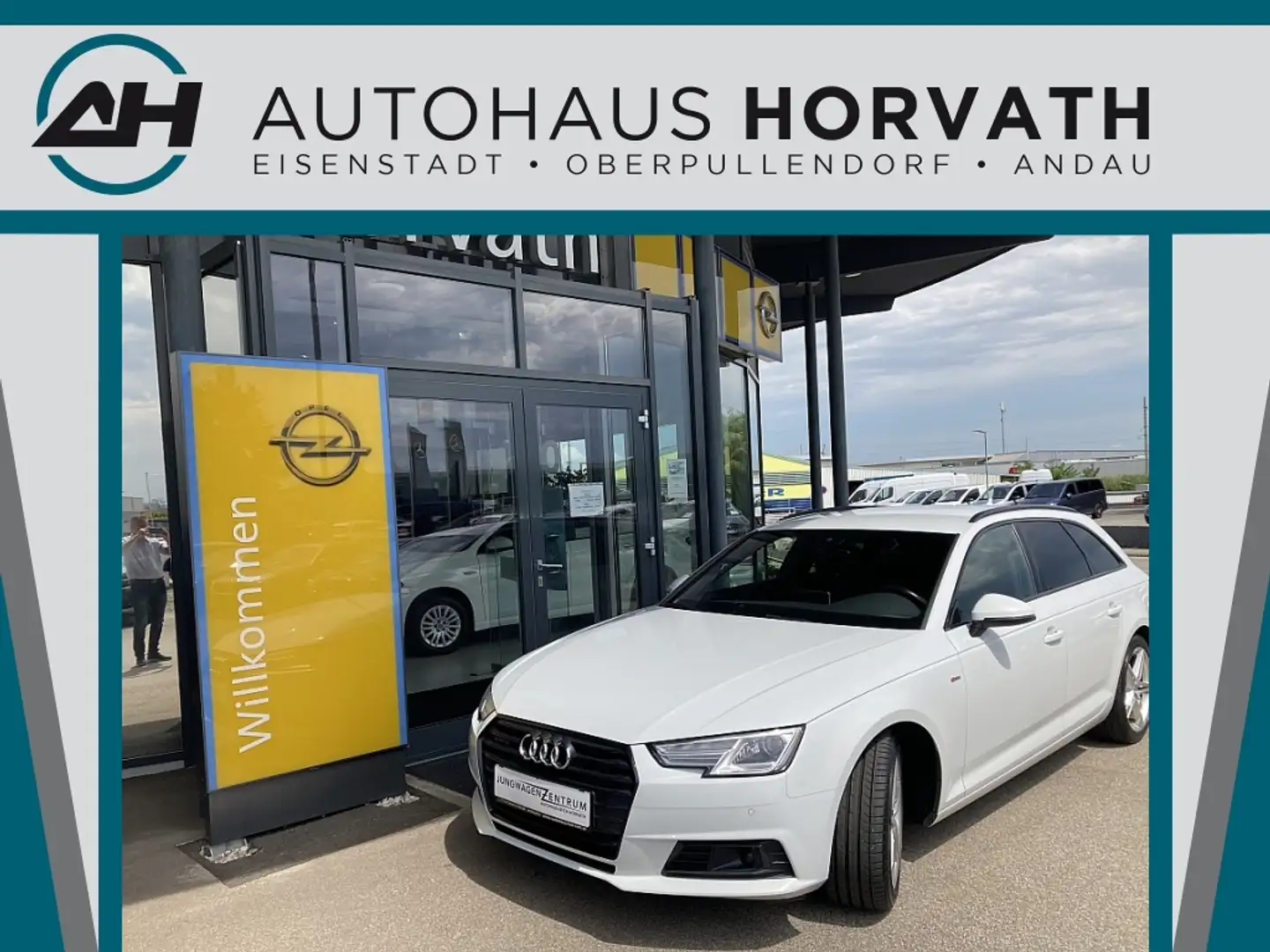 Audi A4 Avant 2,0 TDI quattro Sport S-tronic Weiß - 1