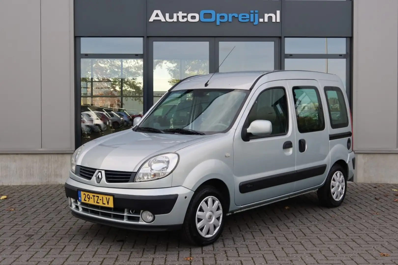 Renault Kangoo 1.2-16V Expression Luxe Airco, 2x schuifdeur, Trek Grijs - 1