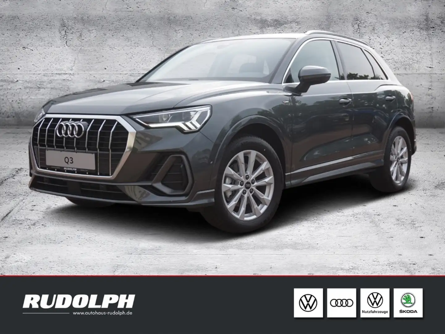 Audi Q3 S line 35 TFSI S-tronic AHK LED KAMERA ACC PDC Grau - 1