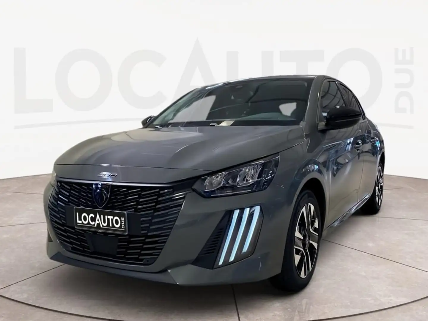 Peugeot 208 1.2 hybrid Allure 100cv e-dcs 6 - PROMO Gris - 1