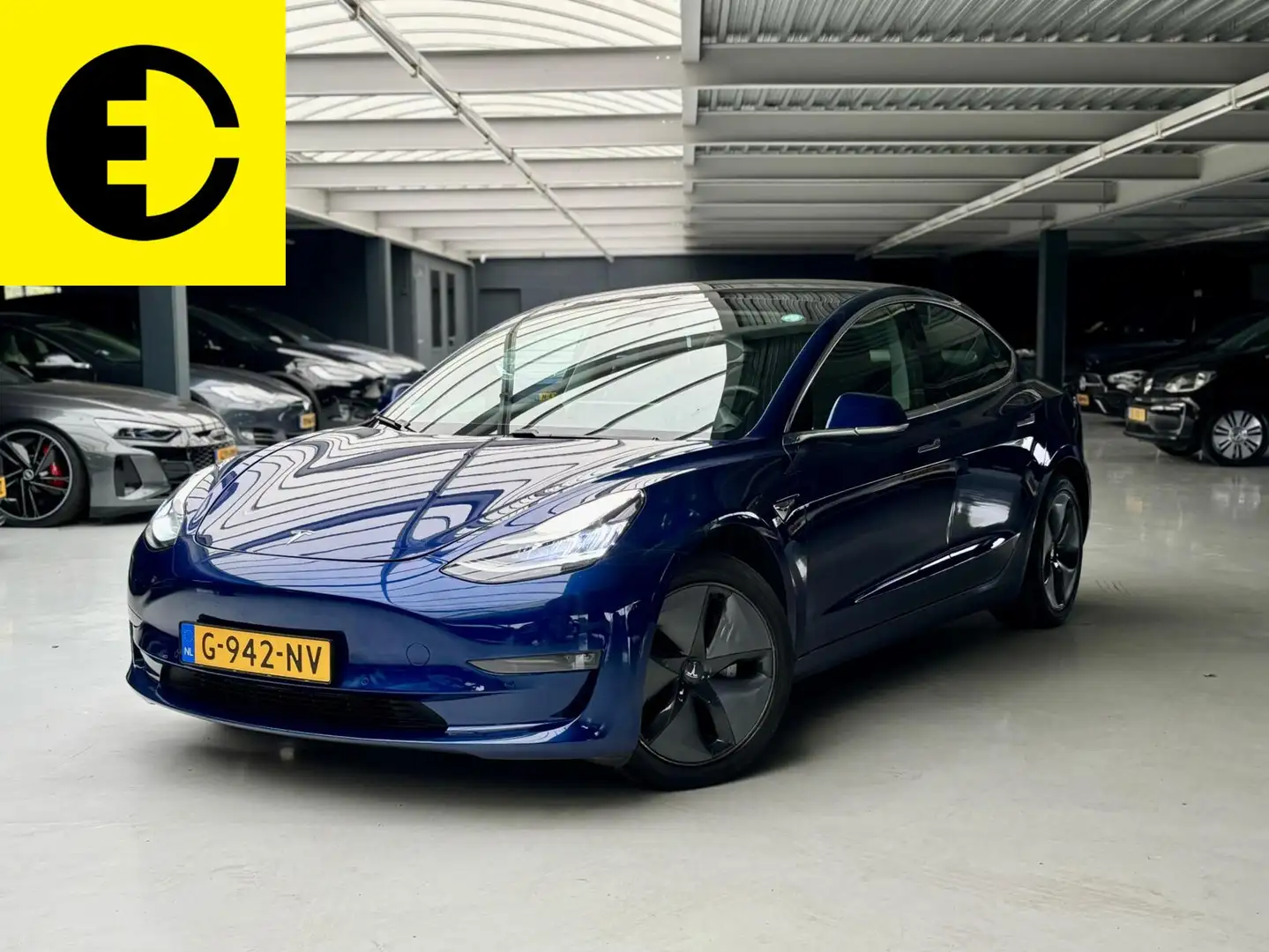 Tesla Model 3 Long Range AWD 75 kWh | FSD | Incl. BTW | Stoelver Blauw - 1