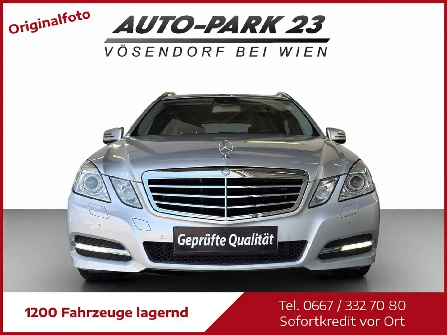 Mercedes-Benz E 220 E 220 CDI BLF*AUT.**PICKERL 4/27*1.BESITZ*MOD2012 Silber - 2