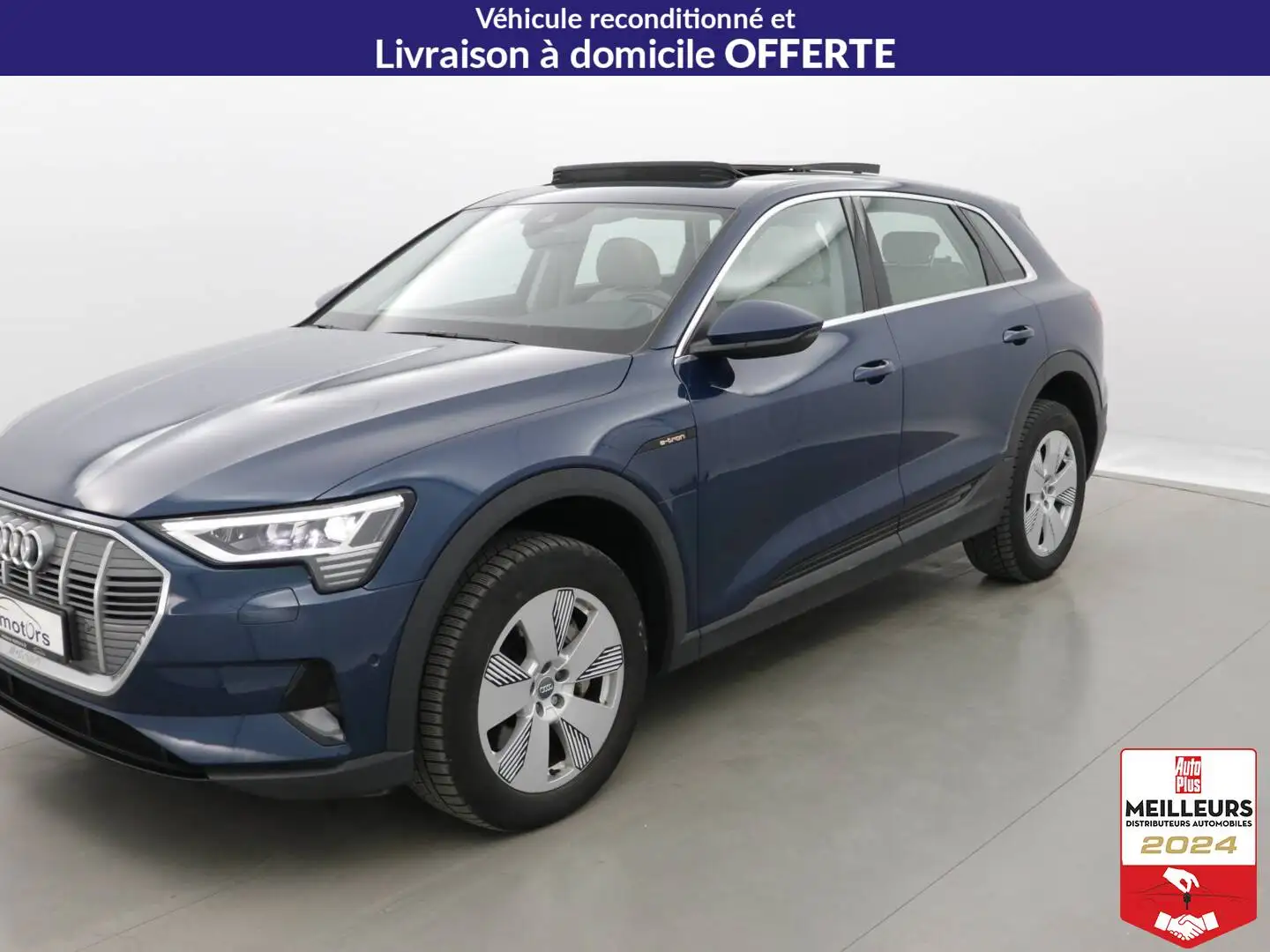 Audi e-tron 55 quattro 408 +Cuir +Toit Bleu - 1
