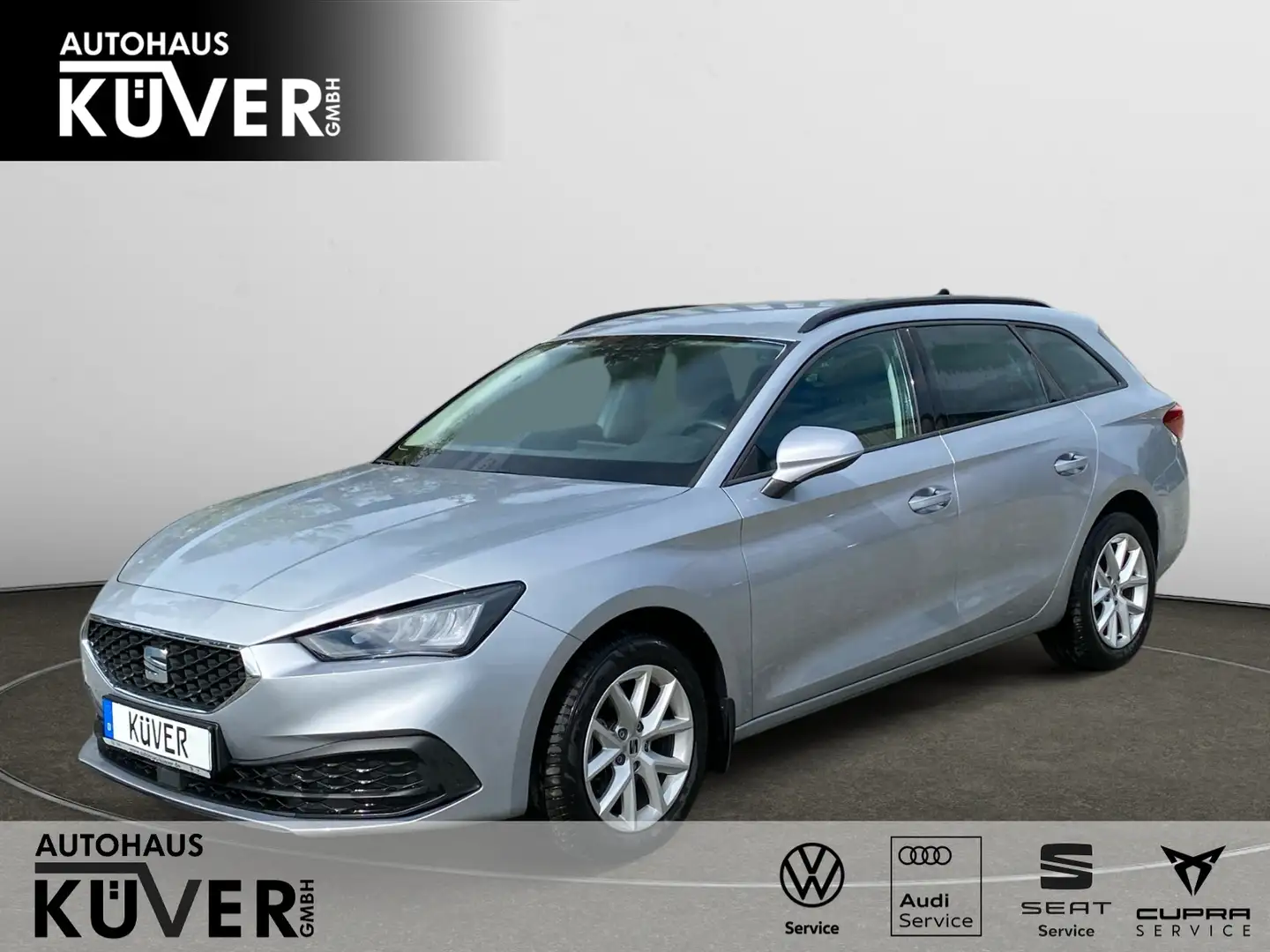SEAT Leon ST Style 1,0 eTSI DSG GRA+AHK+LED+Shzg.+PDC Silber - 1
