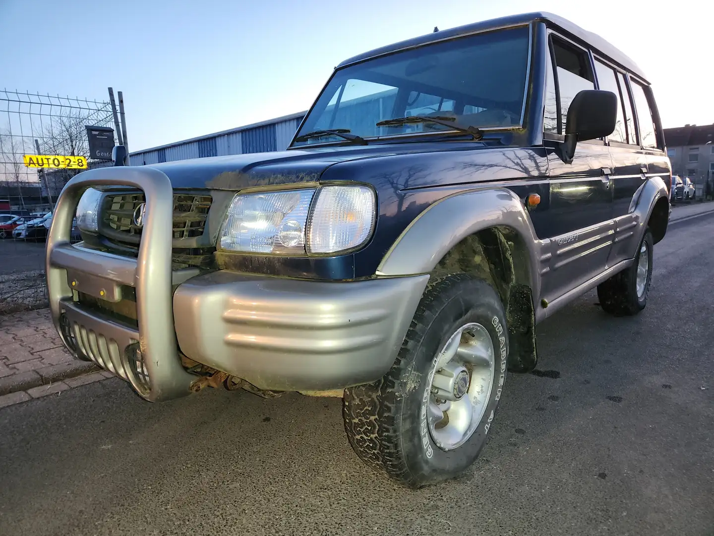 Hyundai Galloper II 2,5TD Klimaanlage - Export - NL-Papiere Blauw - 1