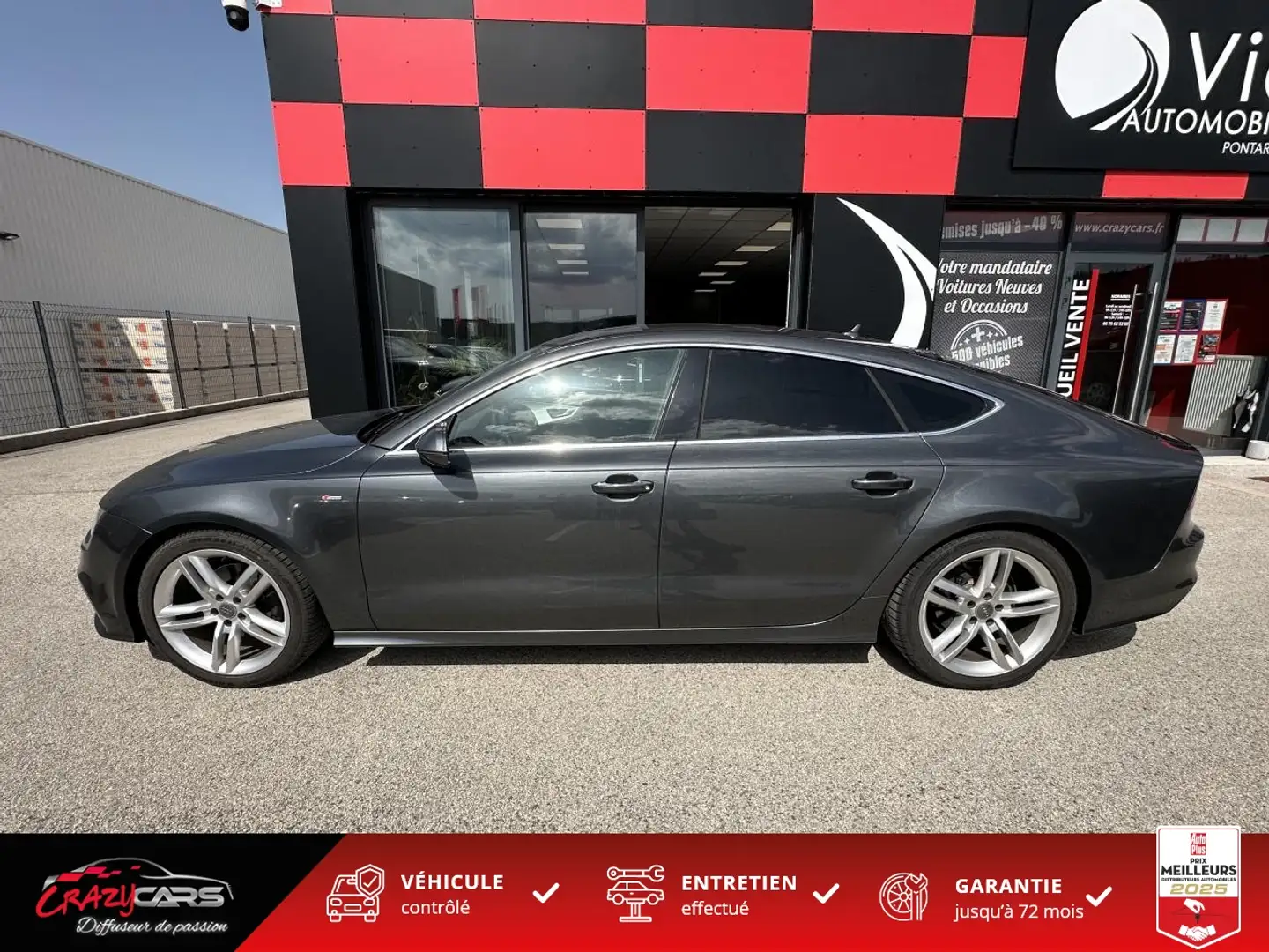 Audi A7 Quattro S LINE 3.0 V6 - 204 - S-Tronic Gris - 2