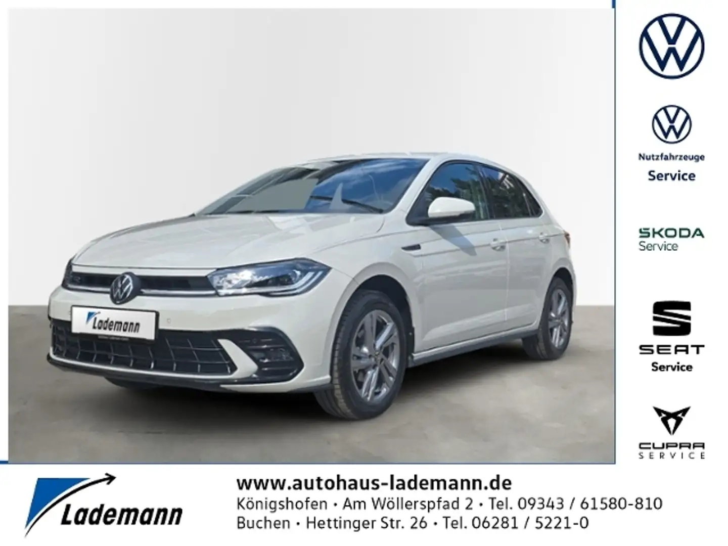 Volkswagen Polo R-LINE 1.0 TSI LED+KILMA+PDC+SHZ Grau - 1