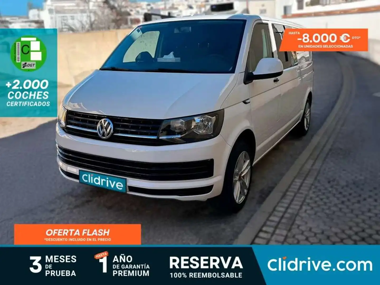 Volkswagen Transporter Kombi Largo TA 2.0 TDI SCR BMT 102CV Blanco - 1