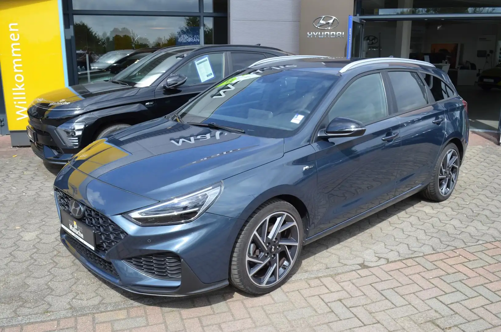 Hyundai i30 1.5 T-GDI N-Line+LED+NAVI+Garantie Bleu - 1