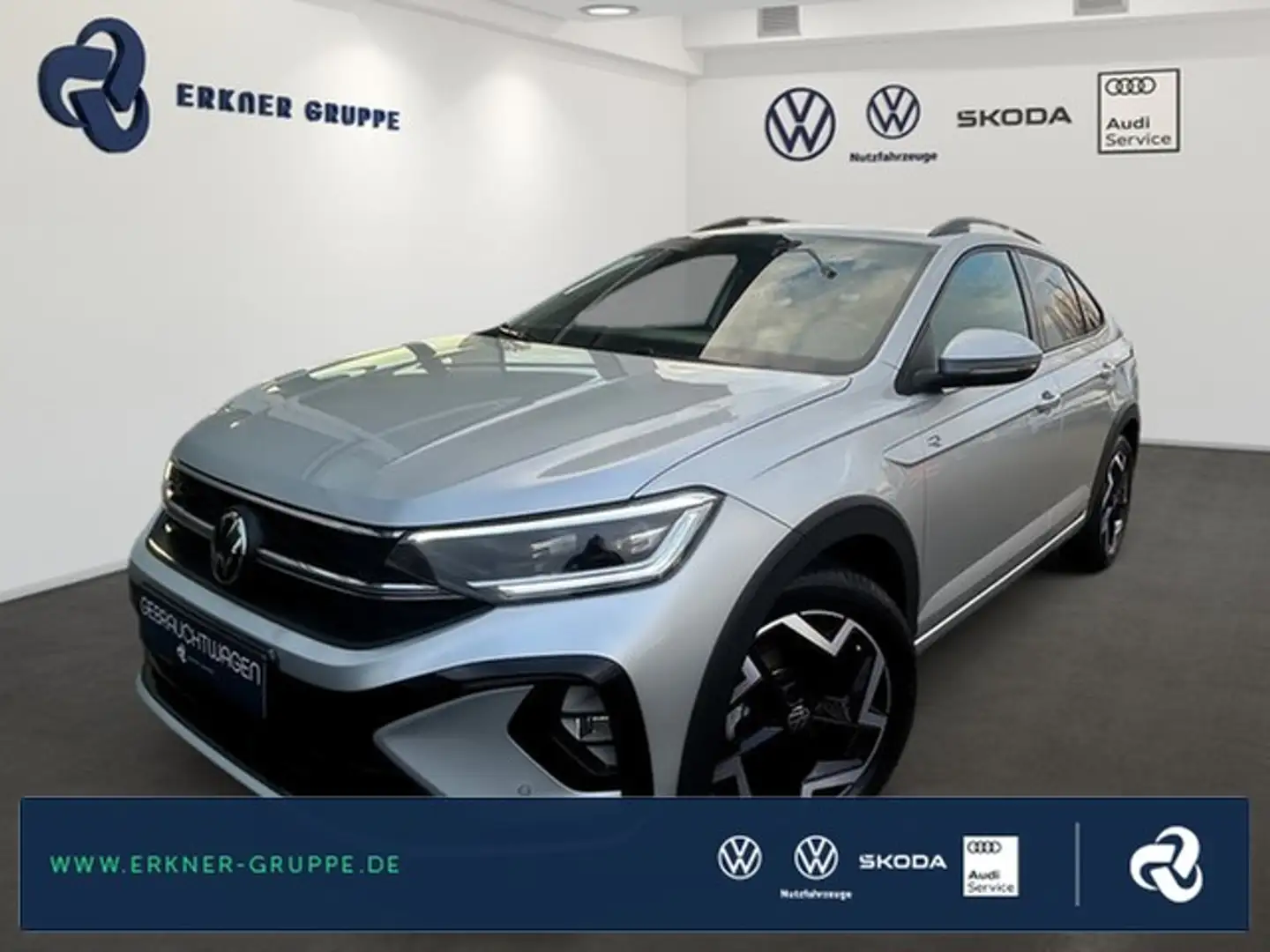 Volkswagen Taigo 1.0TSI DSG R-Line MATRIX+NAVI+DIGI+KAMERA+++ Argent - 1