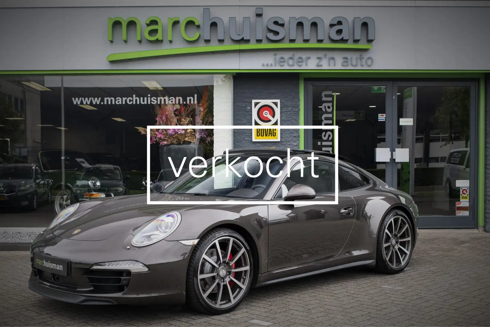 Porsche 991 3.8 Carrera 4S / GLASDAK / SPORT CHRONO / MEMORY Marrón - 1